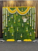 Elegant banana Leaf Decor