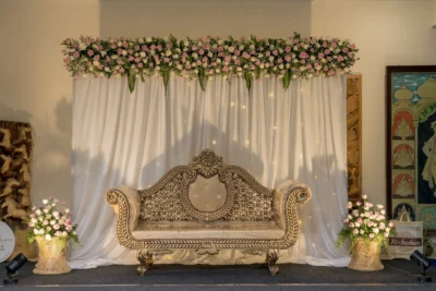 Sacred Bloom Baby Shower Backdrop