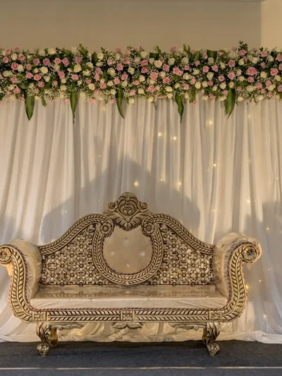 Sacred Bloom Baby Shower Backdrop