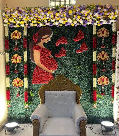 Blooming Mother Floral Backdrop