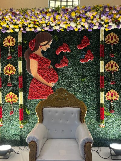 Blooming Mother Floral Backdrop