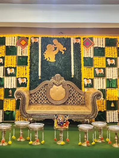 Classic Marigold Celebration Stage