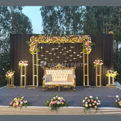 The Midnight Gold Frame & Flying Bird Symphony Engagement Stage - Bangalore