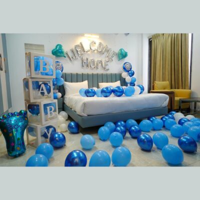 Grand Welcome Home Baby Boy Room Decor - Bangalore