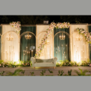 The Sovereign Palace Multi-Arch Sangeet & Engagement Decor - Bangalore
