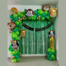 Playful Jungle Safari Theme Birthday Decoration – Bangalore