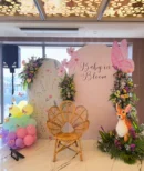Whimsical Baby in Bloom Butterfly Theme Baby Shower Decoration - Bangalore