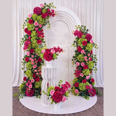 Premium Floral Birthday Arch Decoration in Bangalore