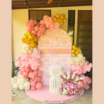 French Toile Parisian Theme Birthday & Baby Shower Decoration in Bangalore